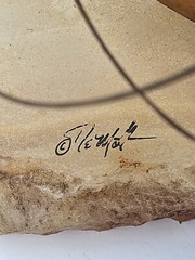 VINTAGE LARGE DEMOTT SHIP SCULPTURE HANDMADE MODERNIST SAIL SHIP SIGNED ORIGNAL
