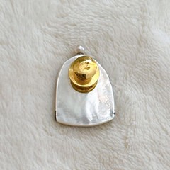 Classic Ko Pin Brooch Bird Cage Pearl Nest Blue Raden Used