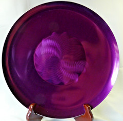 Vintage 1960s Olden Design Norway Starburst Pattern Enameled Aluminum 10″ Plate