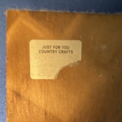 Just For You Country Crafts Wood Shadow Box, Country Brown Christmas Miniatures