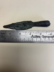 Authentic Old Copper Culture Socketed Projectile Point