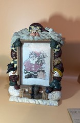 Boyds Bears Carvers Choice Santas Frame Shop 1997 Original Packaging
