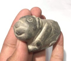 Extermly Amzeing Very Old Bactrain Era Chorlite Stone Wild Animal Statue Figure