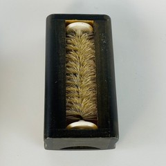 Handmade Tole Art Note Pad Holder and Brush from Switzerland