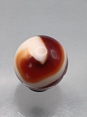 .70″ Akro Oxblood Corkscrew UV Reactive Marble- #CE141