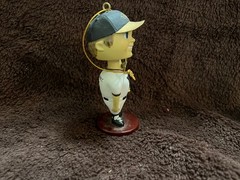 Signed Rosemont 2001 Baseball Bobblehead Ornament~The Memory Co. ~ LE ~ Signed