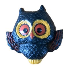 Vintage Hallmark Halloween Black Owl Holiday Pin