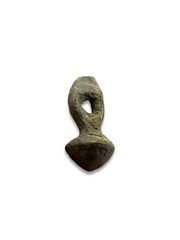 Ancient Bronze Viking Amulet Pendant Button Antique Kievan Rus Artifact 0.41g