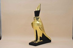 Ancient Egyptian Horus Falcon Statue Stone Figurine Sculpture Artifact Figurine