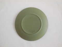 Wedgwood Sage Green Jasperware Cupid Asleep 4.25″ Tray