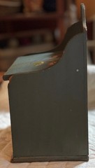 VINTAGE HAND CRAFTED NORWEIGEN ROSEMALING PAINTED WALL BOX, LATE 19TH C, EUC