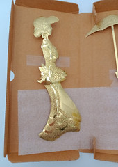 NEW Set Home Interiors Gold Stamped Metal Victorian Women Wall Plaques 1142