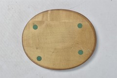 Vintage OVAL WOODEN RISER STAND DISPLAY for VASES FIGURINES PLUS #09169