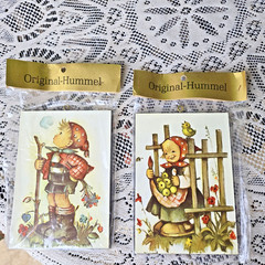 2 Vintage Original HUMMEL Printed Plaques Hanging Unopened Original Packaging