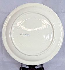 Vintage Hopalong Cassidy 9.5″ Dinner Plate W.S. George EUC 1950s Blue Hat