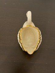 Vintage Lenox Swan Blue Logo 24K Gold Wings Paddle Foot Made In USA