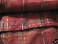 Longaberger~ Toboso Plaid Fabric Liner for Medium Market Basket New In Package
