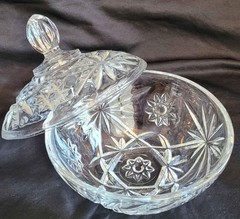 Lead Crystal Candy Dish