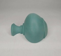1990 Homco Plastic Wall Hanging Blue Pot Pitcher Vase