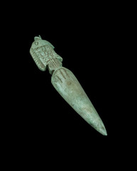 Authentic Ancient Egyptian Antiques Rare Fish Stone Amulet Pendant Figure BC