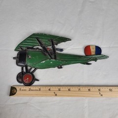 Vintage 1975 HOMCO SEXTON Set of 2 Airplanes Cast Metal Wall Art Decor Planes