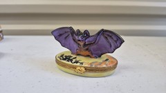 RARE Authentic Limoges Box France Halloween Bat Artoria 116/1000 Box & COA