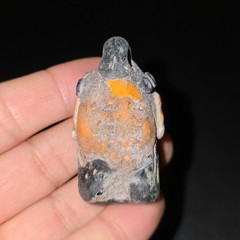 Ancient Beautiful Phoenician Glass Bead – Punic Core-Formed Pendant, Necklace
