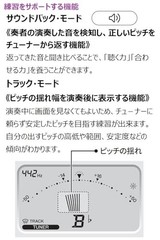 Yamaha TDM-710GL Tuner Metronome Gold. Simultaneous use as a tuner and