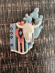 Lot of 5 Burwood Southwest Western Wall Art Decor Plaques – Made In USA – Vtg