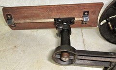 RARE antique ~1916 LIMOGE Factory Worker ARTIST ARMREST old Detailing APPARATUS~