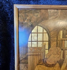 Wooden Marquetry By William BADER, Asheville, NC, signed