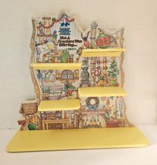1997 Priscilla Hillman Mouse Tales Not a Creature was Stirring Display Stand