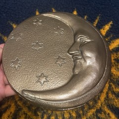 Vintage 90s Celestial Moon Gold Gallery Wall Decor Whimsigoth Witchy HTF 7”