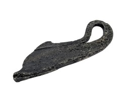 Authentic Viking Age Iron Fire Striker – Jörmungandr Serpent Form