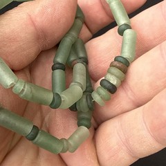 INCREDIBLE PRE-COLUMBIAN TAIRONA JADE NECKLACE SOUTH AMERICA 1413