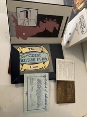 “The Lion” By Malcolm Cooper ~ Great Britain Pubs w/ Album Paperwork Guide MINT
