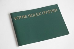 ROLEX Booklet Your Rolex Oyster 2004 booklet (61122)
