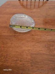 Vintage Avon Classic Fostoria Lead Crystal Egg Trinket Dish Mother’s Day 1977