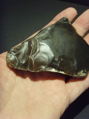 Lower Paleolithic – Fine Acheulean convergent scraper. c.450,000 BP.