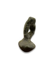 Ancient Bronze Viking Amulet Pendant Button Antique Kievan Rus Artifact 0.41g
