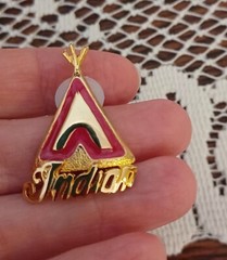 INDIAN MOTORCYCLE pendant RARE VINTAGE1992 Honoring 99 years BEAUTIFUL!!