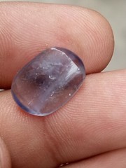 Ancient beautiful sapphire color cabochon Unknowns stone from Afghanistan