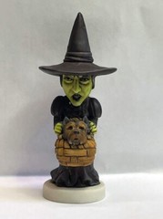 Harmony Kingdom artst Neil Eyre Designs Halloween Wicked Witch Hat Dog Basket V2