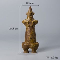 Ancient Near Eastern Jasper Stone Steatopygous Female Idol – Bronze Age