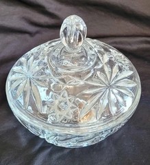 Lead Crystal Candy Dish