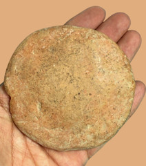 Rare Medieval Intaglio Terracotta Stamp – Human & Animal Motifs