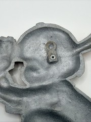 3 pc Vintage SEXTON Aluminum Metal Baseball Player Wall Hanging Plaque set
