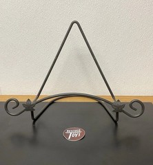 Longaberger Foundry Wrought Iron Table Top Easel, Great Condition Free Shipping!