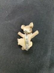 Charming Tales Fitz Floyd Mouse Mice Figurine Lapel Pin Bobblehead Spring Head *