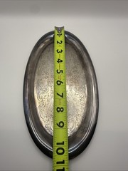 1962 Fresh Meadow Country Club Silver Plate Trophy Tray Presentation Platter NY